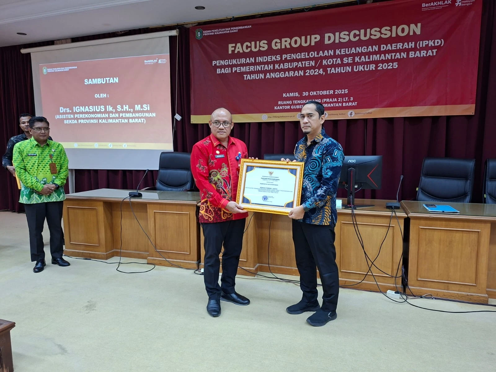 Pontianak Raih IPKD Tertinggi se-Kalbar untuk Kategori Kota Berfiskal Tinggi