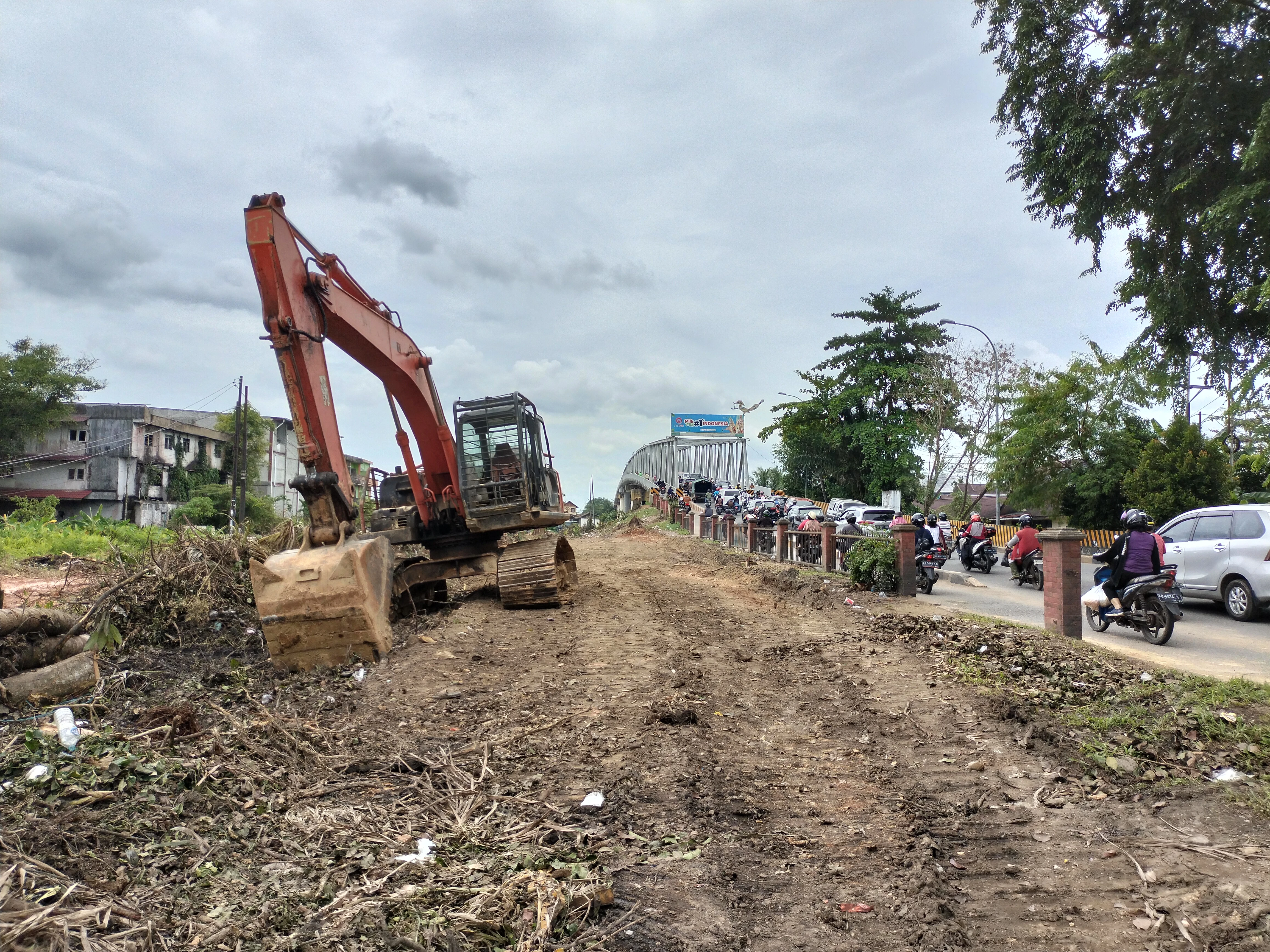 Duplikasi Jembatan Kapuas I Mulai Dikerjakan, Jalan Sultan Hamid II akan Dilebarkan