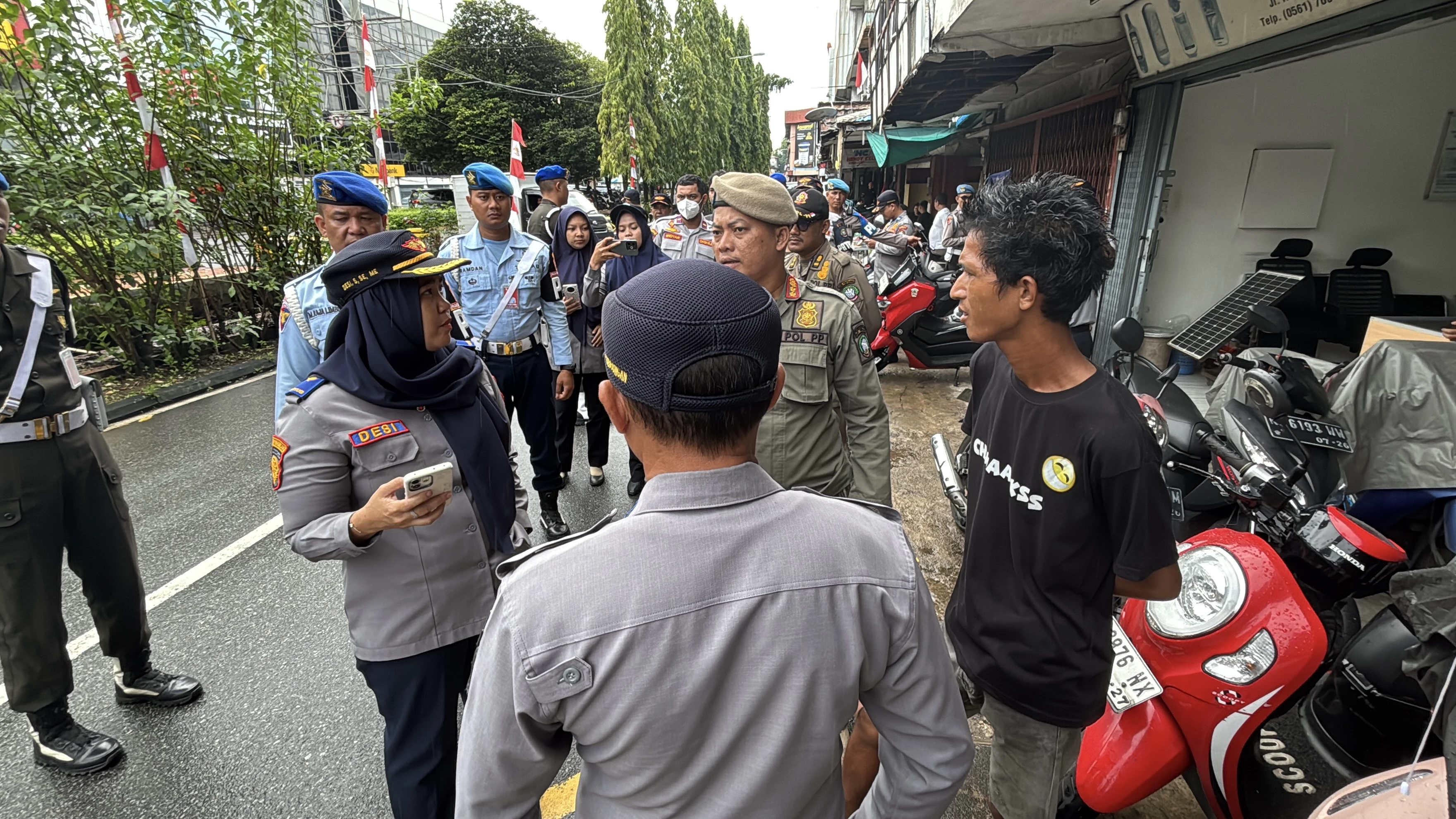 Tertibkan Jukir Liar, Delapan Orang Diamankan