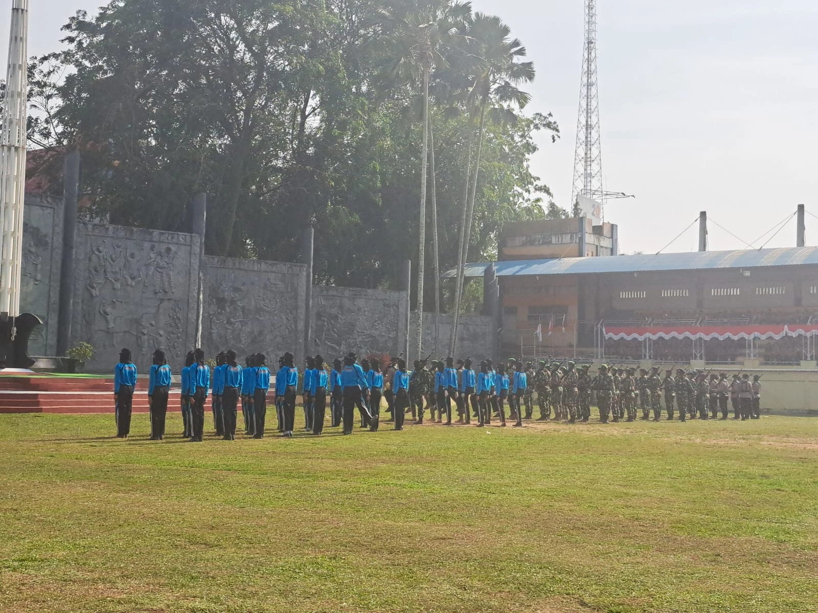 Matangkan Persiapan Upacara HUT ke-78 RI