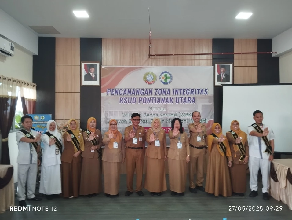 RSUD Pontianak Utara Canangkan Zona Integritas Menuju WBK dan WBBM