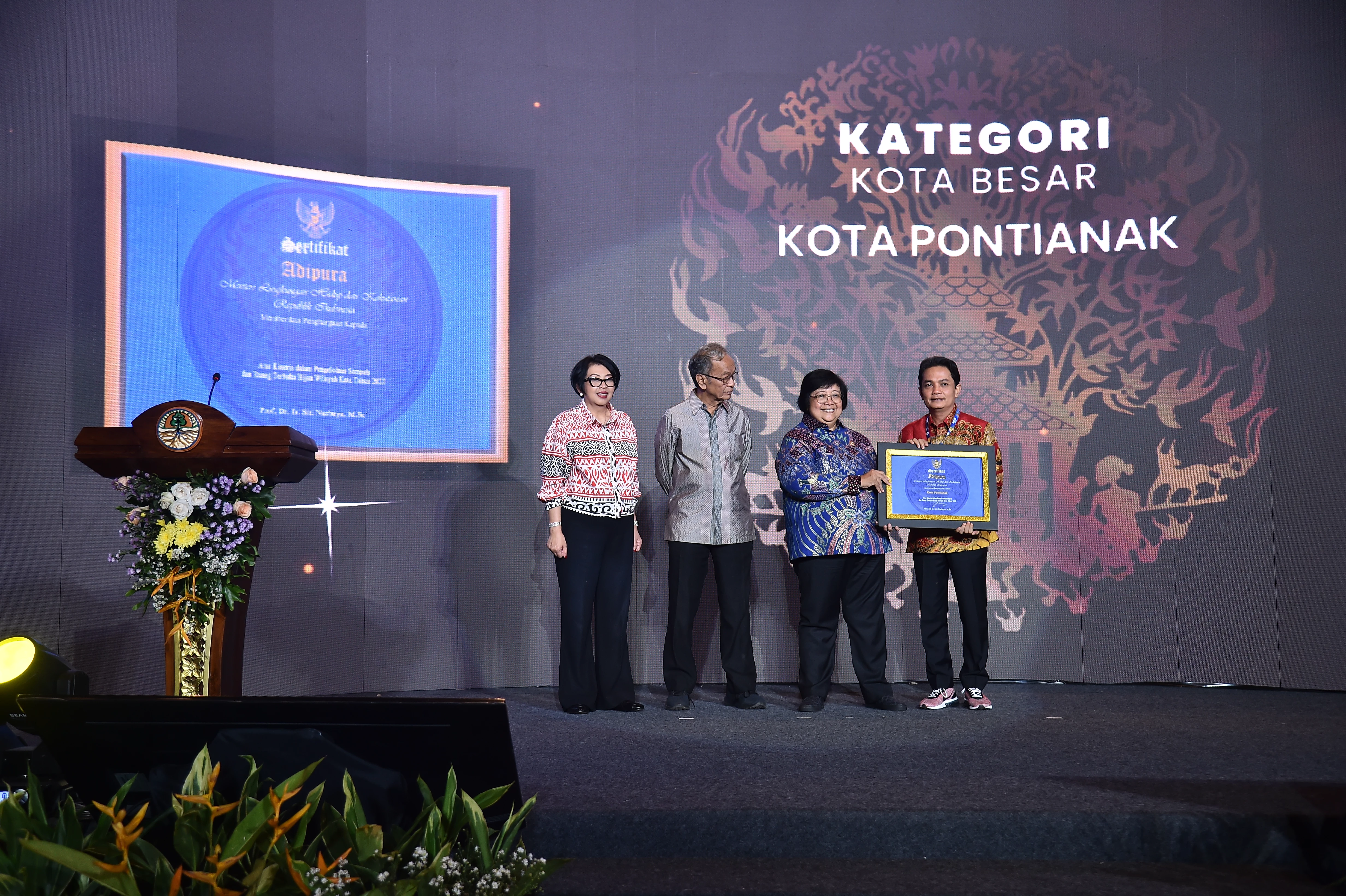 Kota Pontianak Raih Adipura Kategori Kota Besar