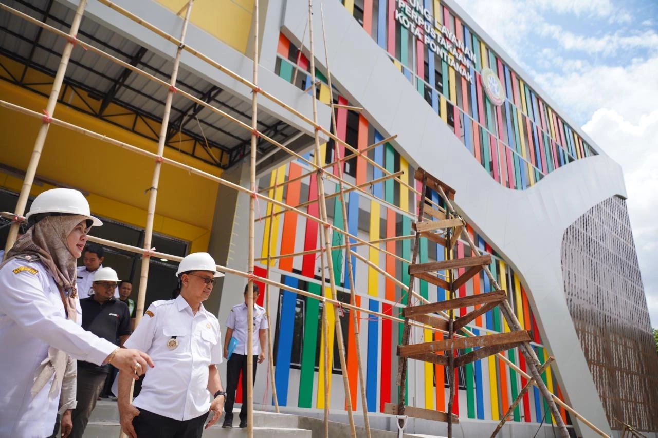 Wajah Baru Perpustakaan Kota Pontianak Siap Sambut Pengunjung