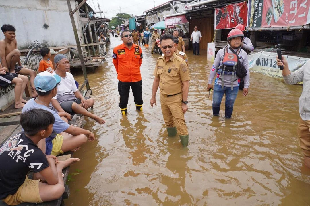 Banjir Rob Meningkat, Pontianak Tetapkan Status Siaga I