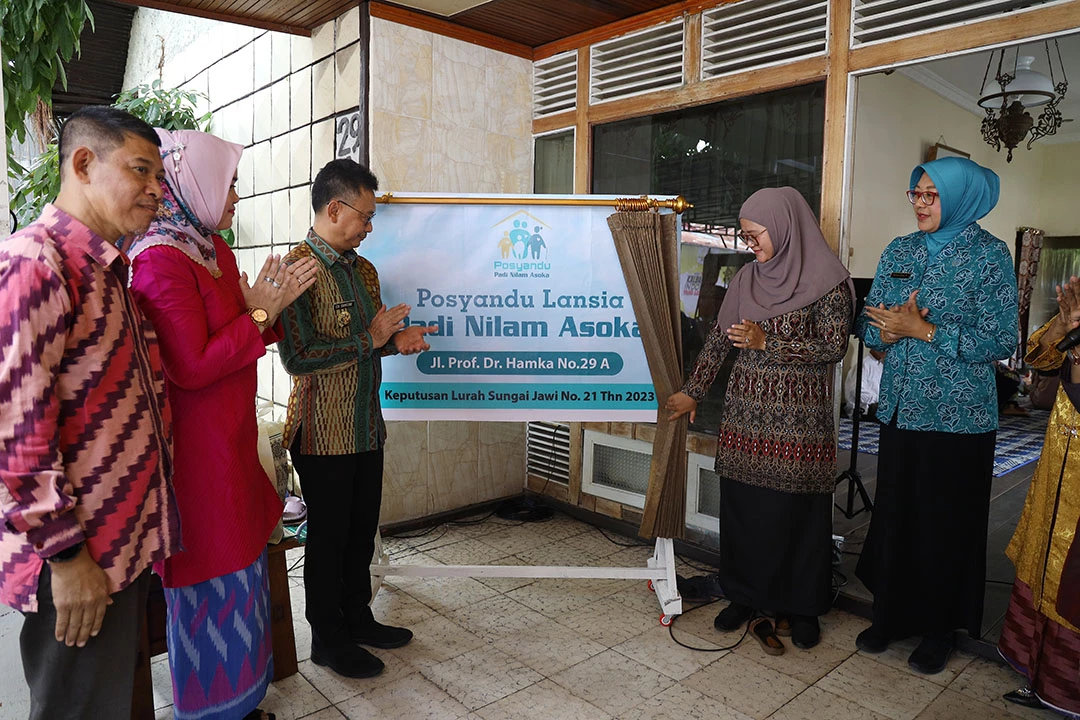 Resmikan Posyandu Asoka, Wako Harap Lansia Sehat dan Produktif