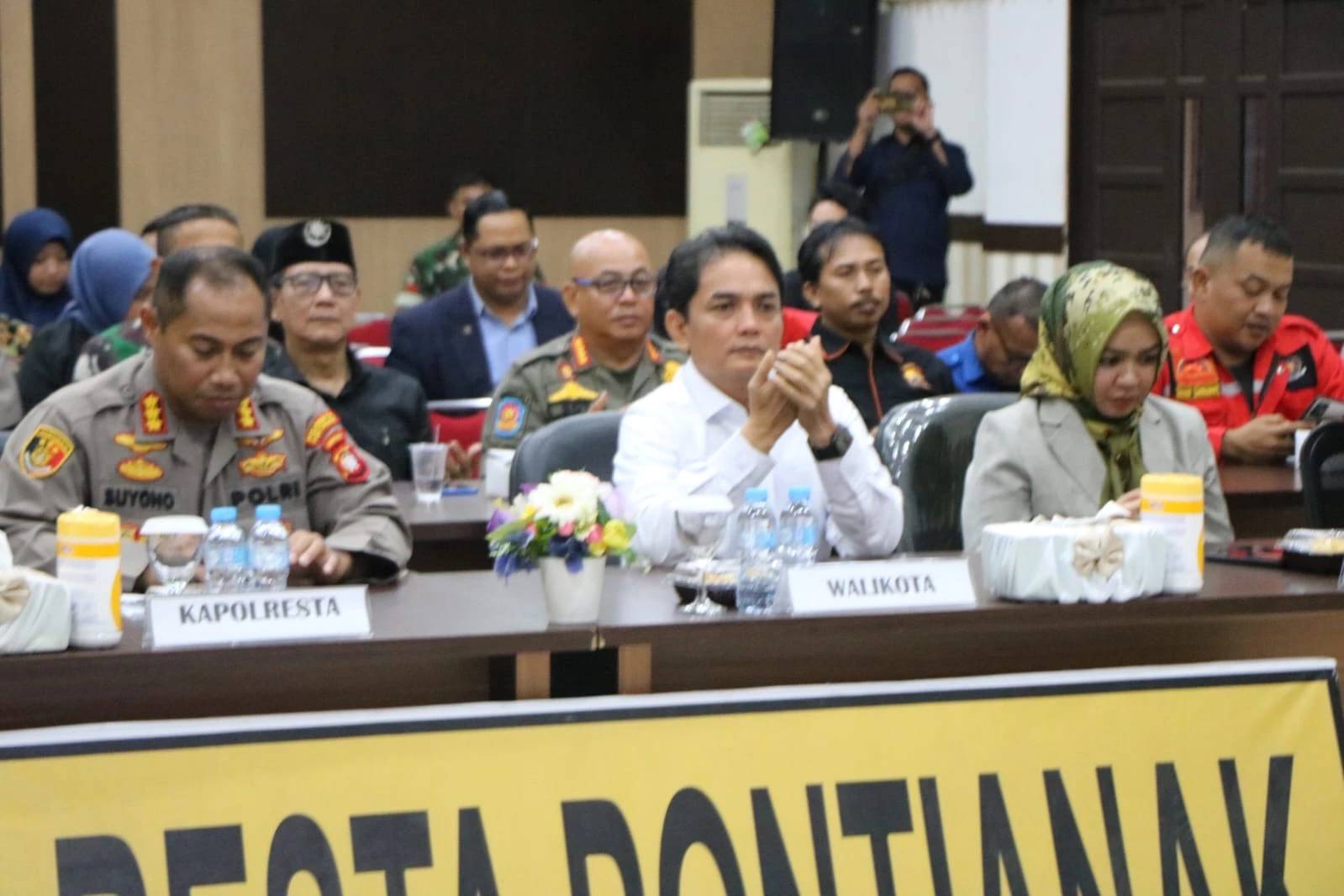 Perkuat Koordinasi Jelang Nataru, Polresta Pontianak Gelar Rakor Lintas Sektoral
