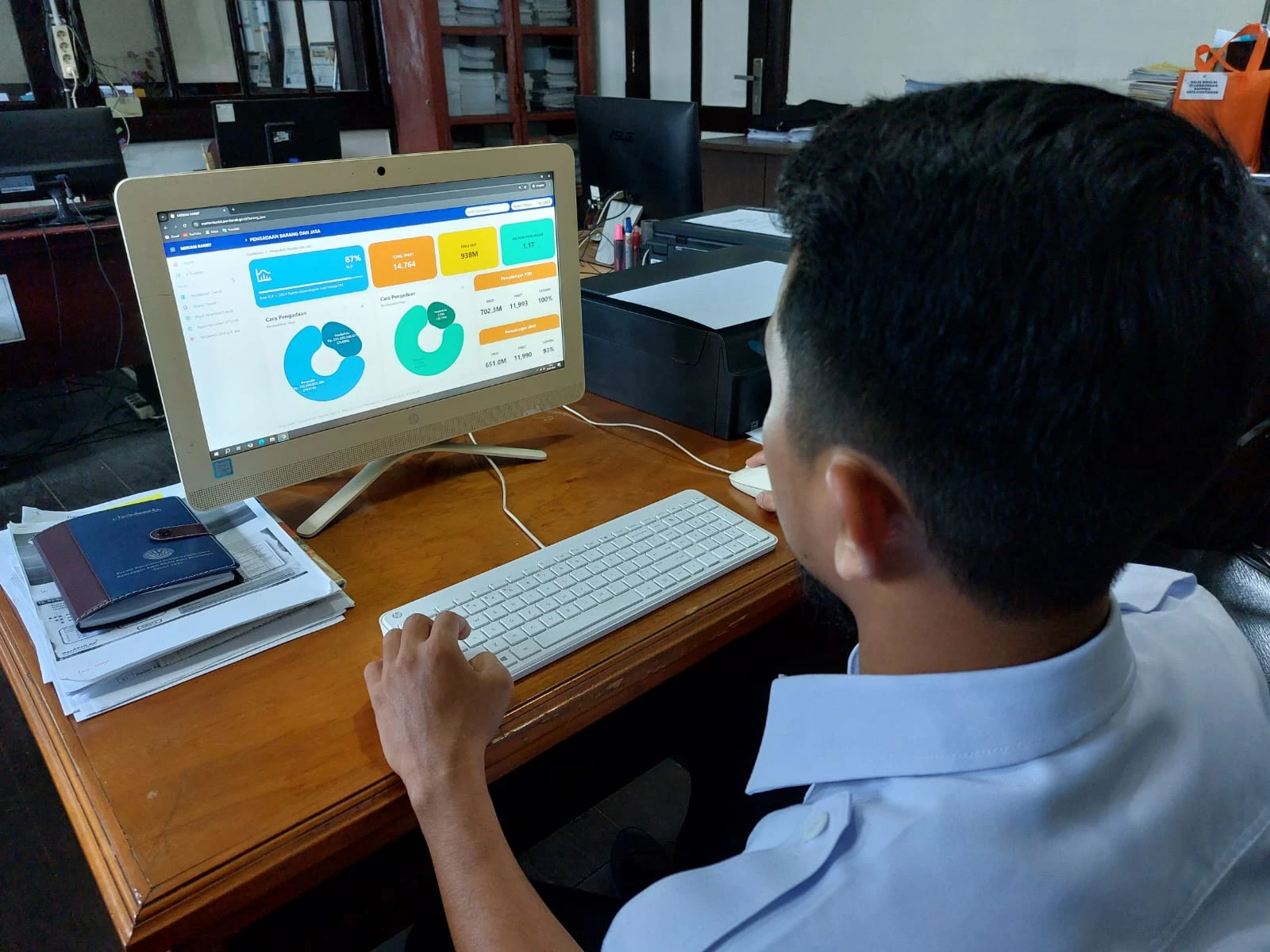 Inovasi Meriam Karbit Pontianak Laporkan Serapan Anggaran dan Pendapatan Real Time