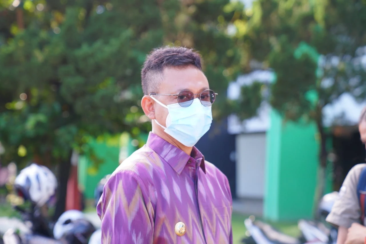 Wako Edi Imbau Warga Kenakan Masker Dobel