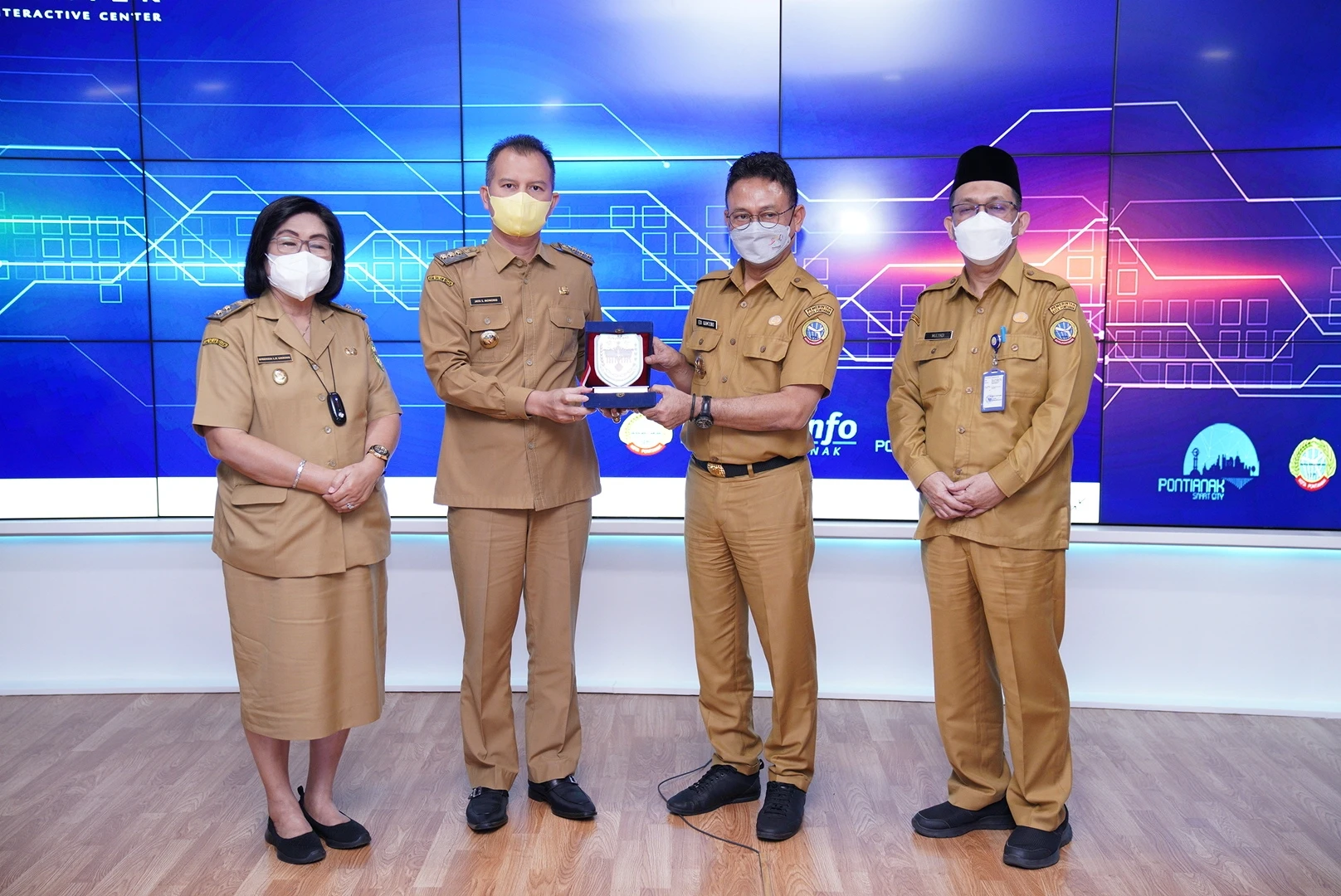 Pemkab Gunung Mas Belajar Soal UMKM dan Waterfront ke Pemkot Pontianak