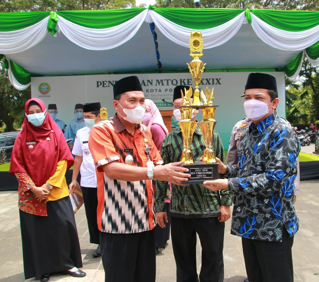 Kafilah Pontim Juara Umum MTQ Kota Pontianak