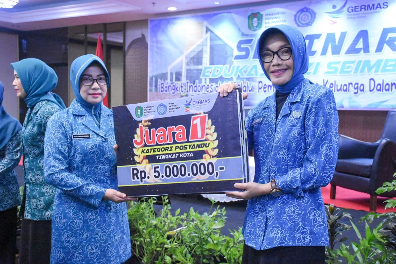 TP PKK Pontianak Borong Empat Penghargaan Tingkat Provinsi Kalbar