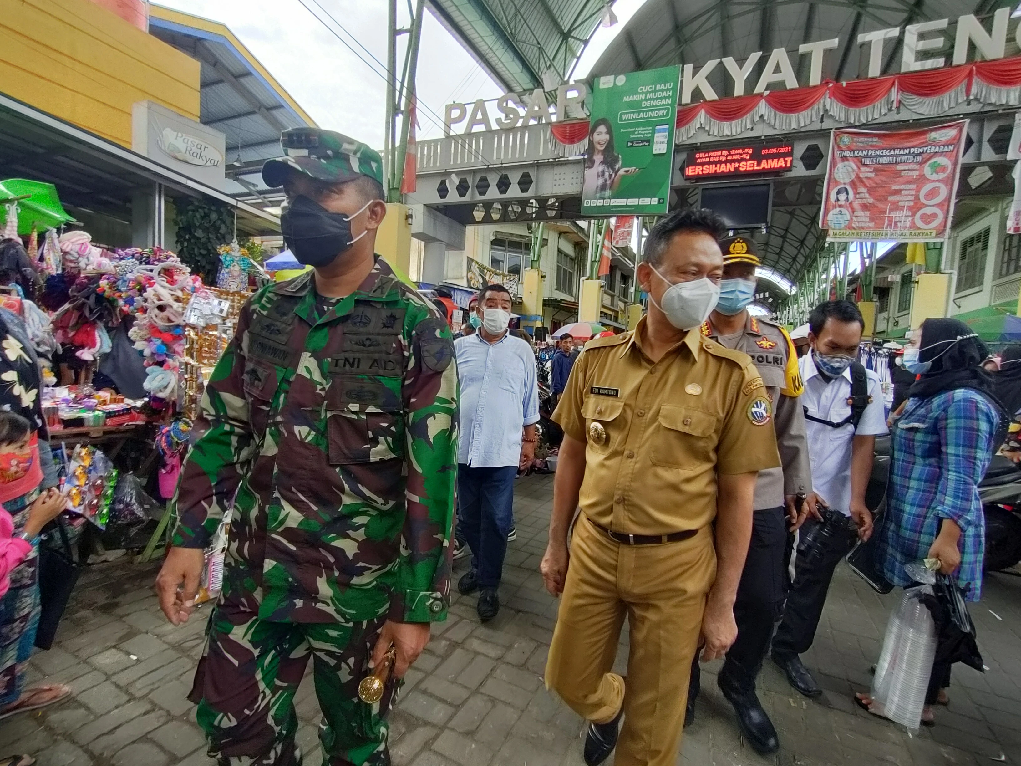 Jelang Idulfitri, Wali Kota Tinjau Prokes di Pusat Perbelanjaan