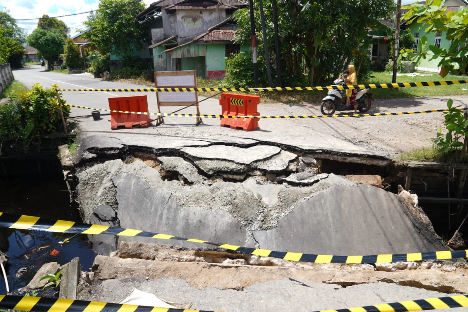 Perbaikan Jembatan Dharma Putra Dikerjakan Pekan Depan