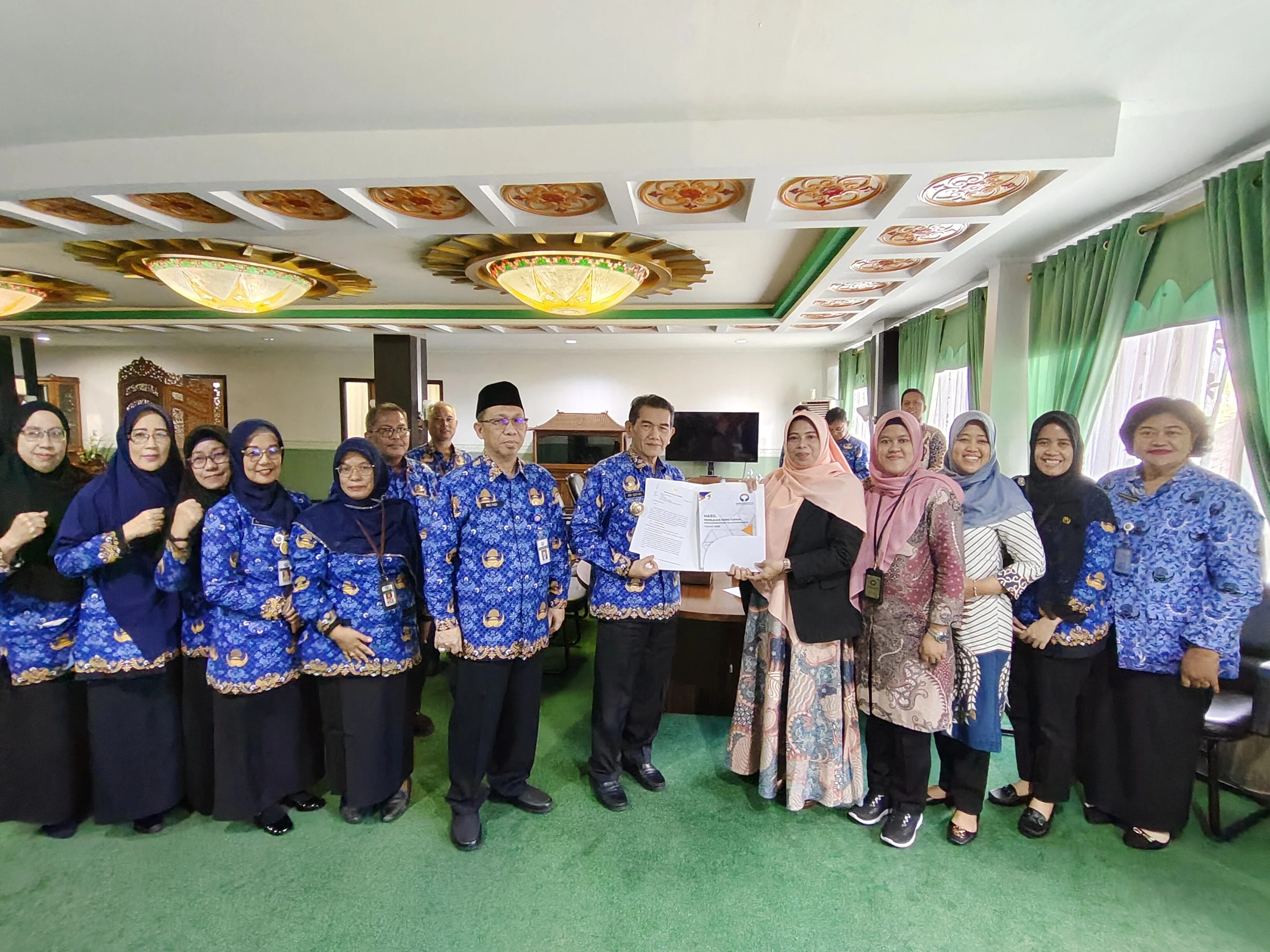 Nilai Kepatuhan Pelayanan Publik Naik, Pj Wako Ani : Terus Lakukan Perubahan