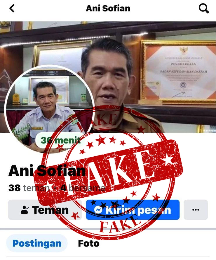 Ani Sofian Tegaskan Dirinya Tak Miliki Akun Facebook
