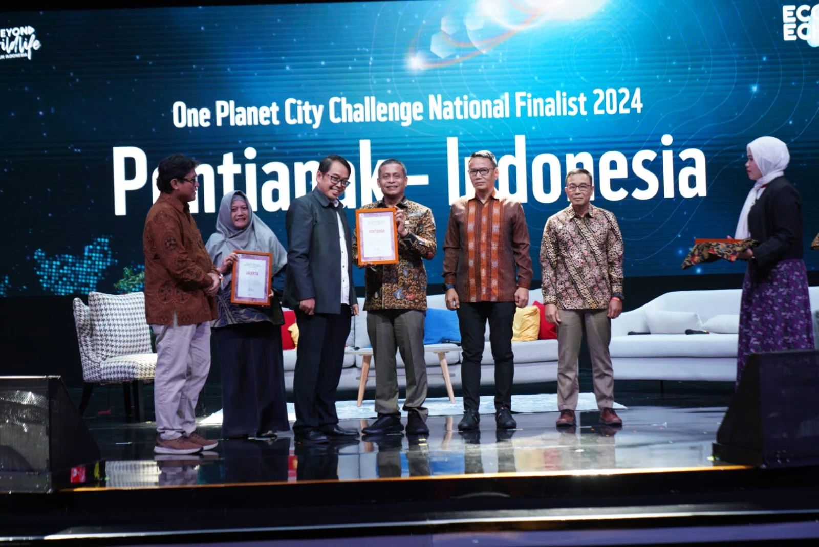 Pontianak Terima Penghargaan One Planet City Challenge