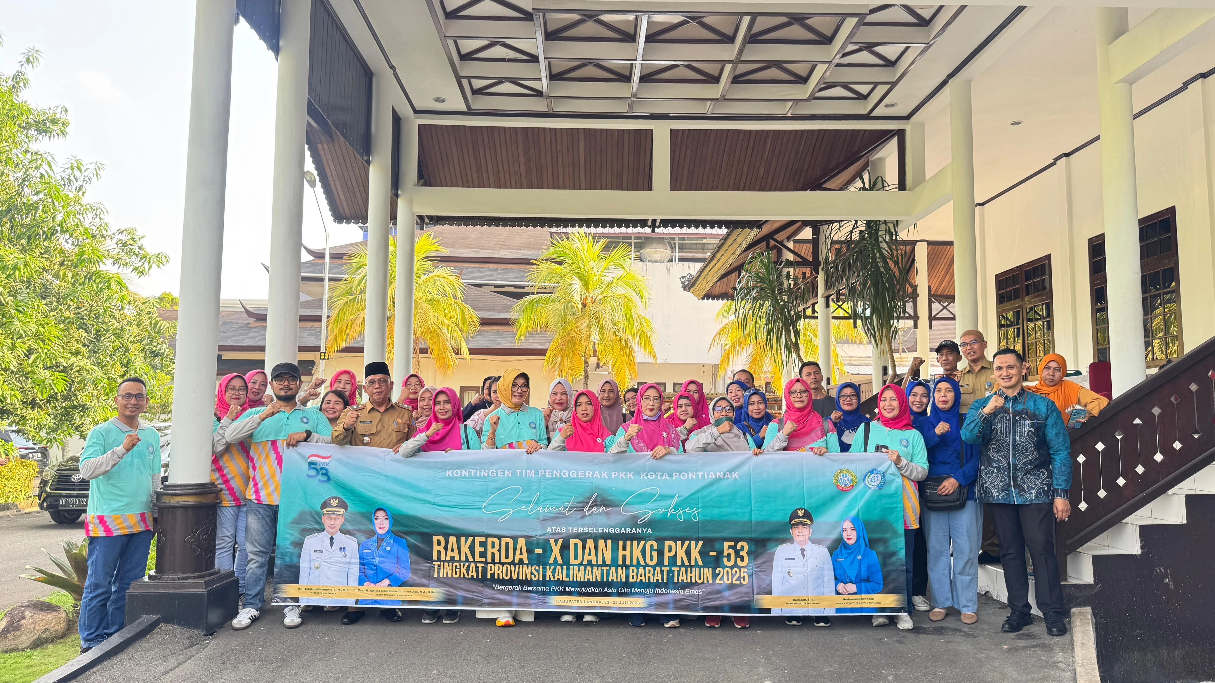 Kontingen PKK Pontianak Siap Berlaga di HKG ke-53 Kalbar di Landak