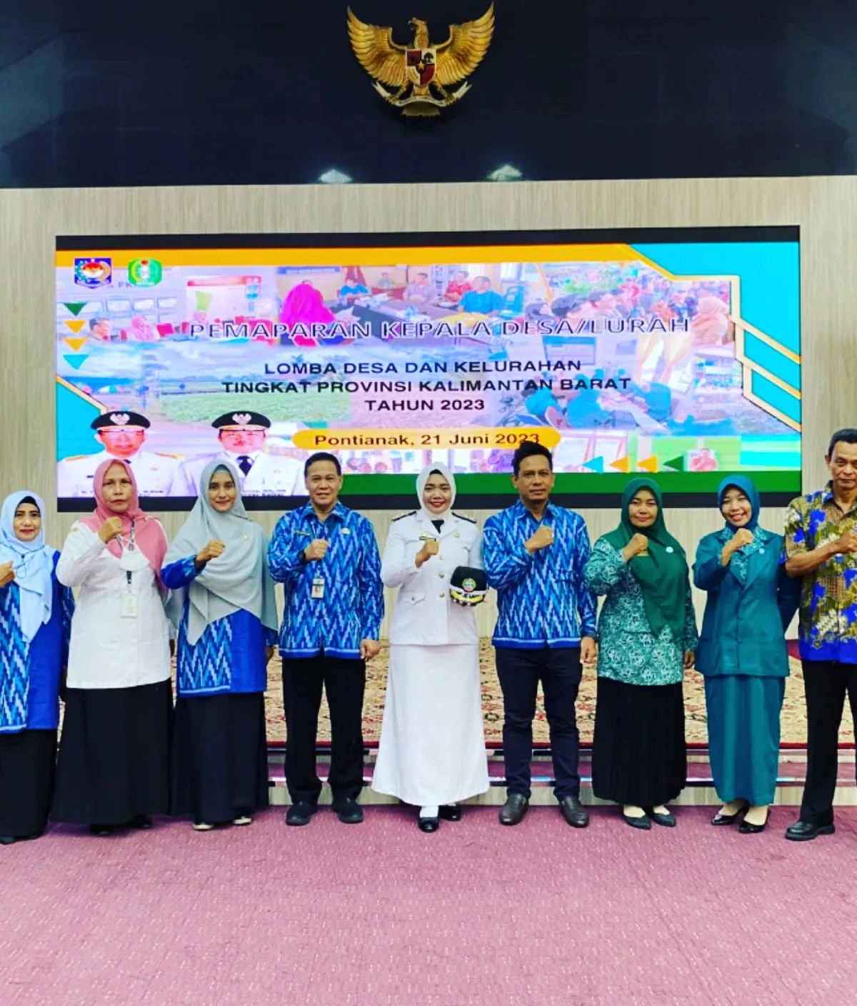 Siantan Hilir Wakili Kalbar Lomba Kelurahan Tingkat Regional