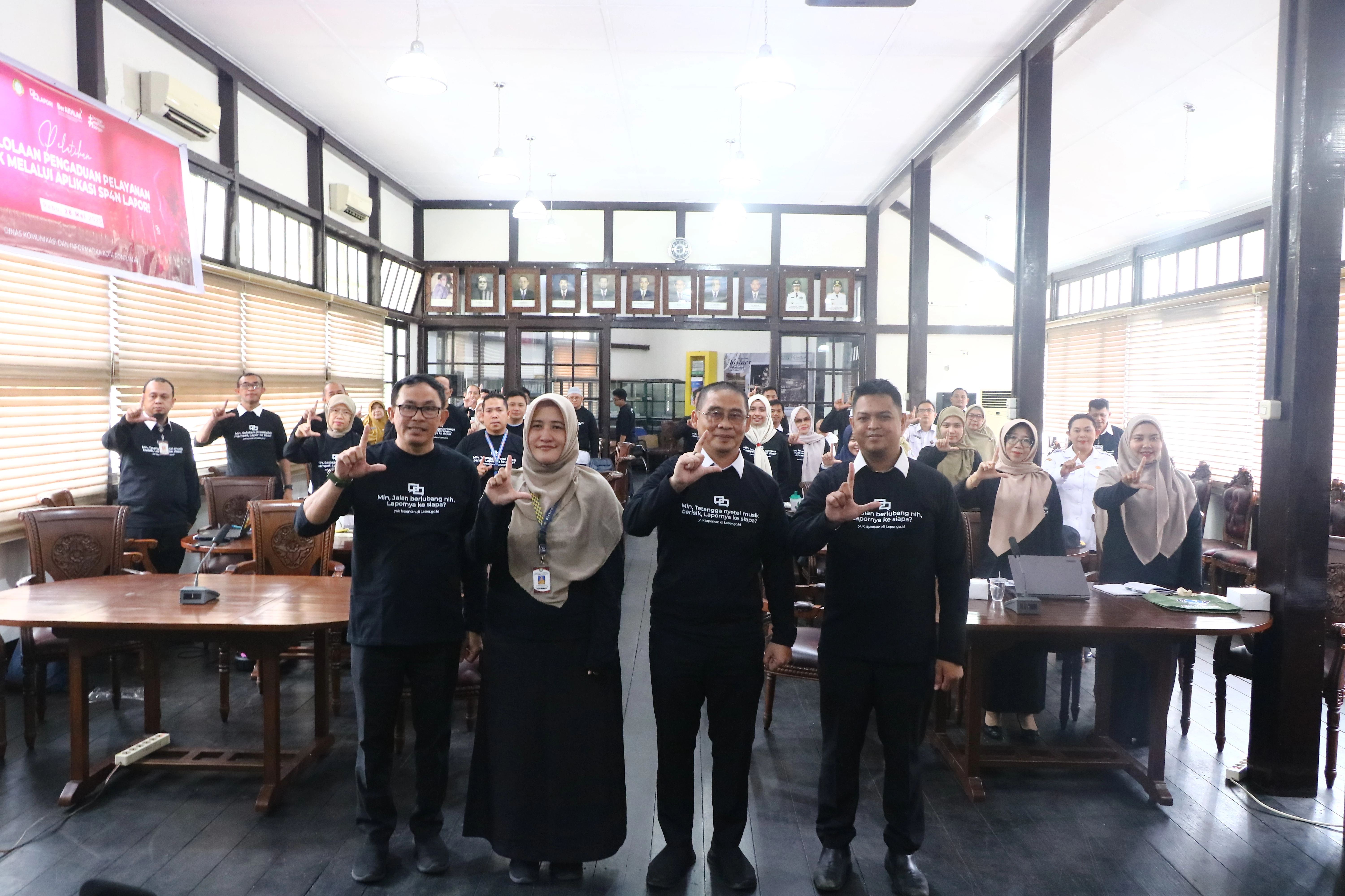 Tingkatkan Pelayanan Publik, Diskominfo Gelar Pelatihan SP4N-Lapor!