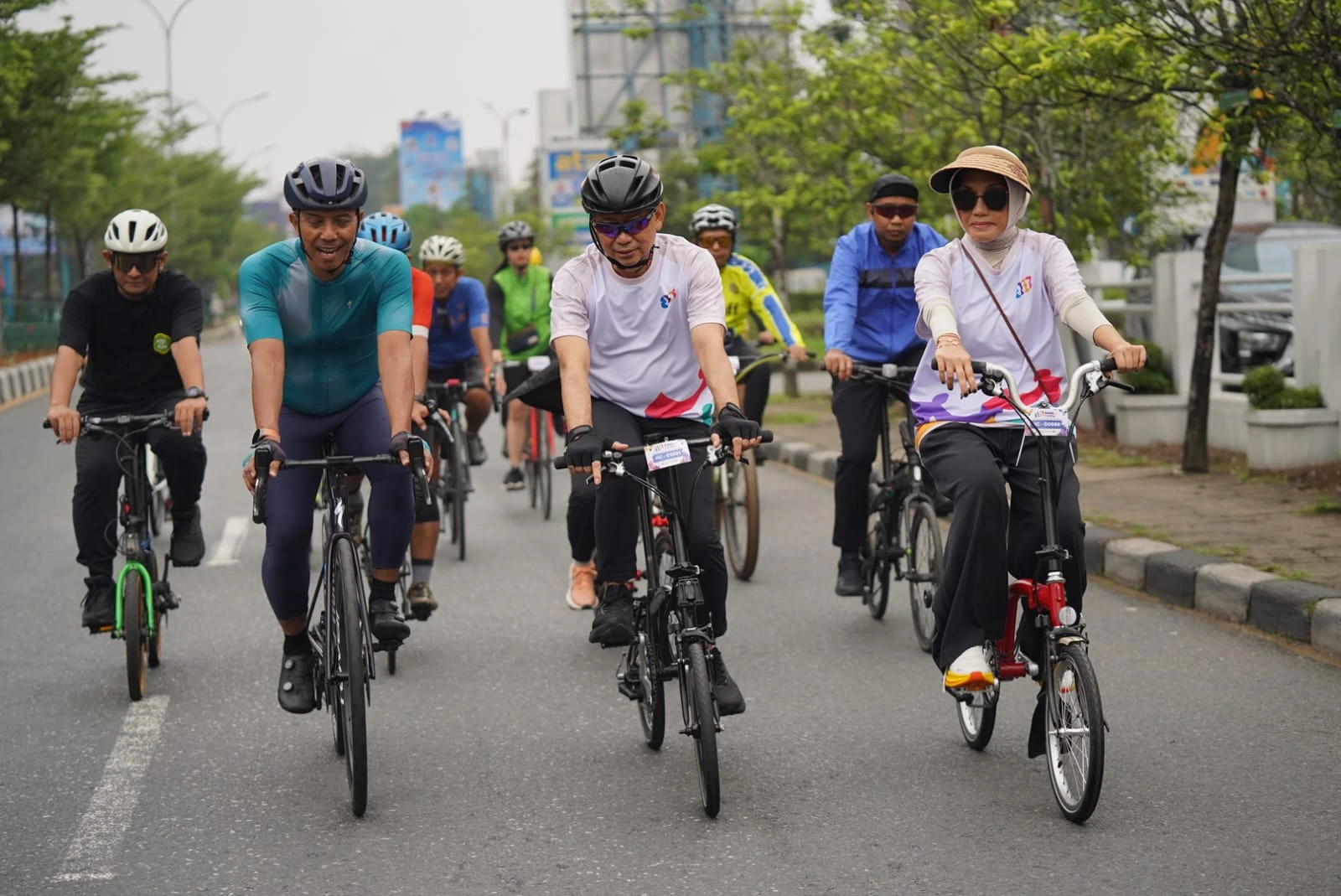 1.200 Pesepeda Ramaikan Happy Cycling HUT ke-255 Pontianak