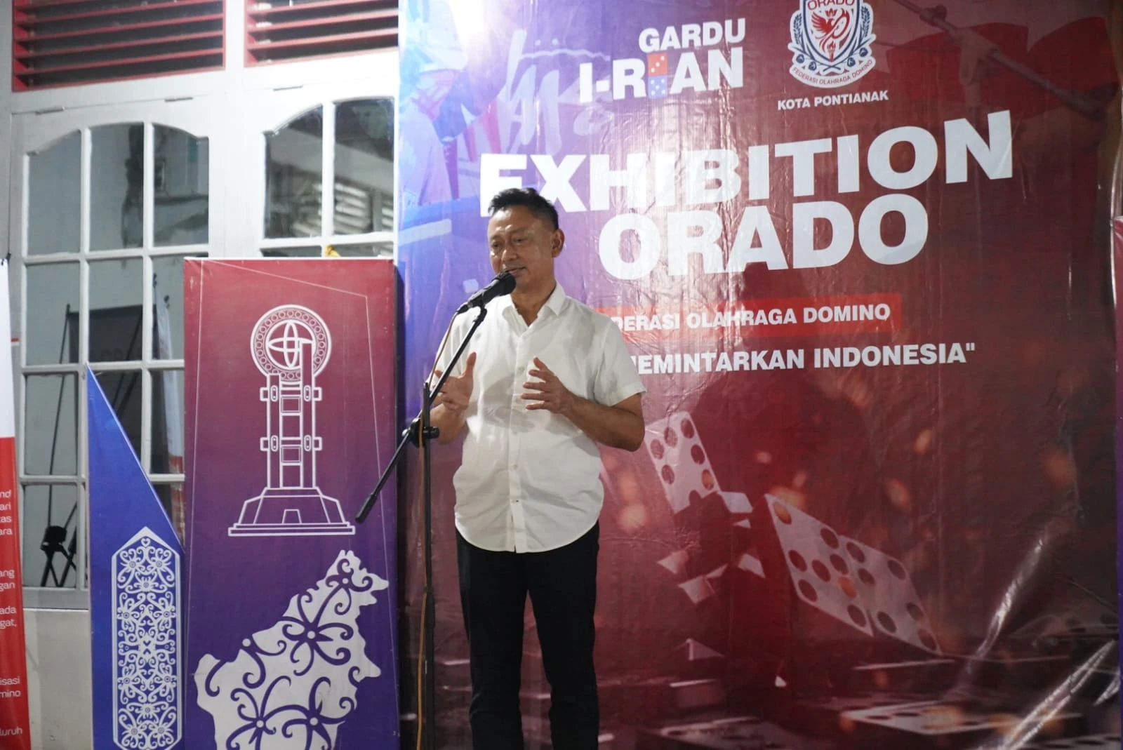 Eksibisi ORADO, Edi Nilai Domino Asah Strategi dan Sportivitas