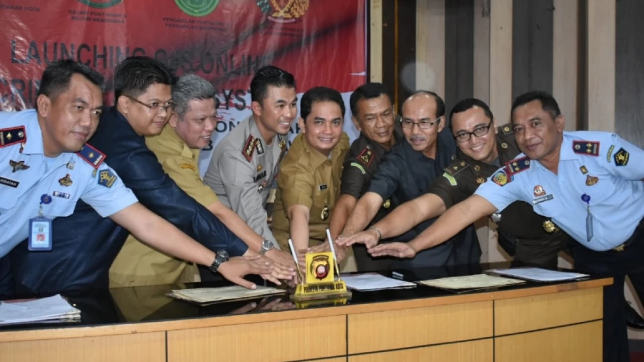 Pemkot Pontianak Dukung Aplikasi Criminal Justice System