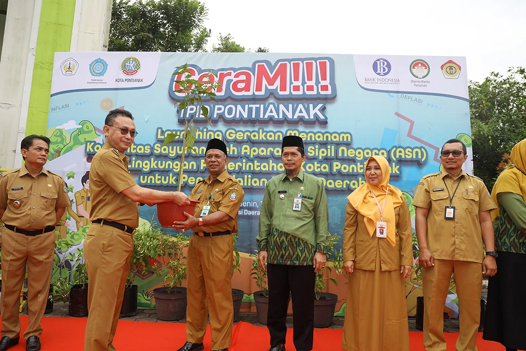 Kendalikan Inflasi, Pemkot Pontianak Canangkan Gerakan Menanam Sayur