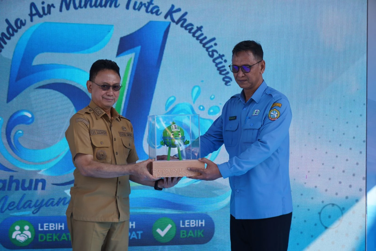 HUT ke 51 Perumda Tirta Khatulistiwa, Wali Kota: Tingkatkan Kualitas Layanan