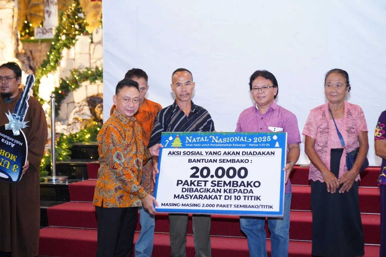 Hadiri Natal Nasional, Edi Ajak Perkuat Semangat Toleransi
