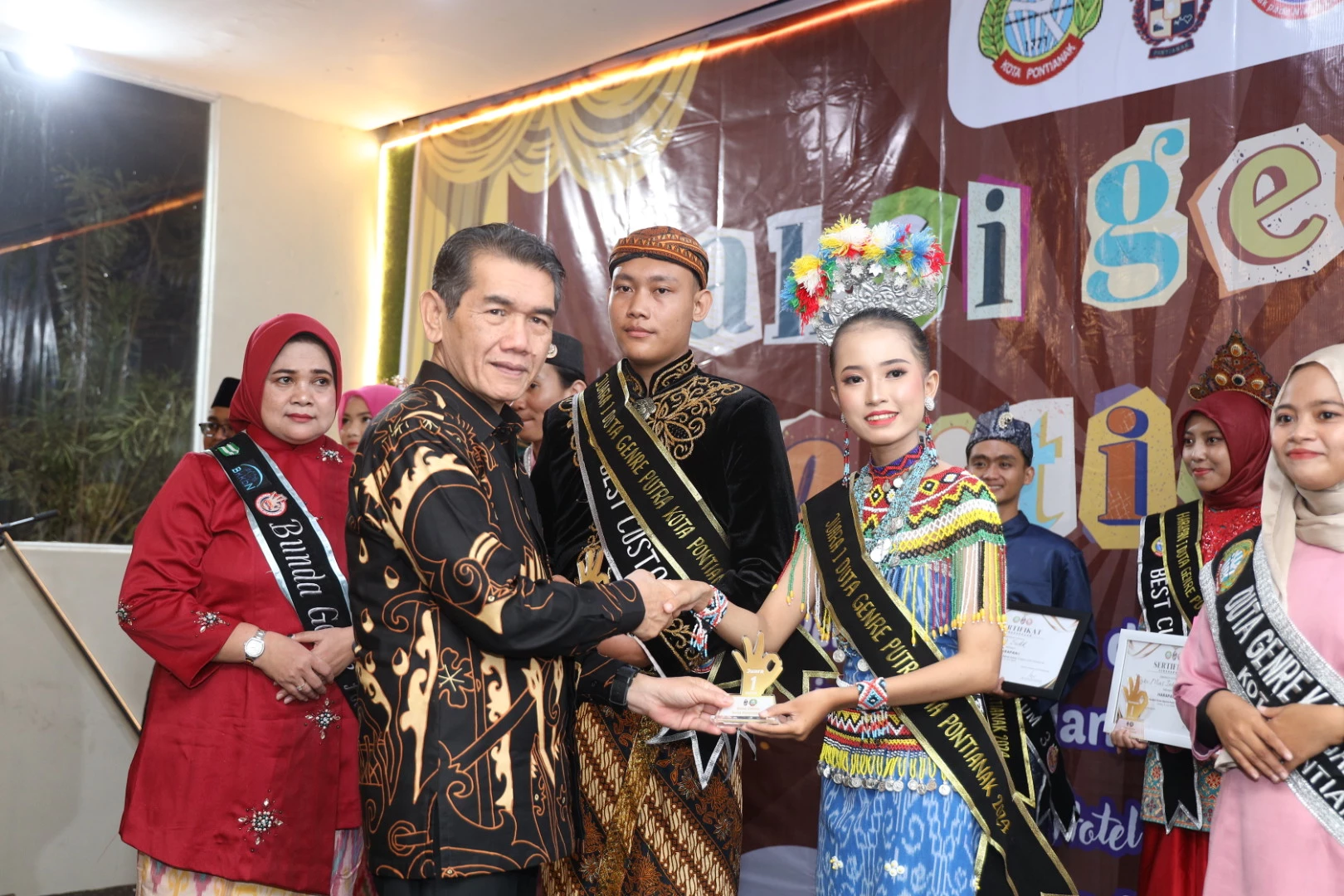 Safrita dan Hartono Terpilih Jadi Duta Genre Kota Pontianak 2024