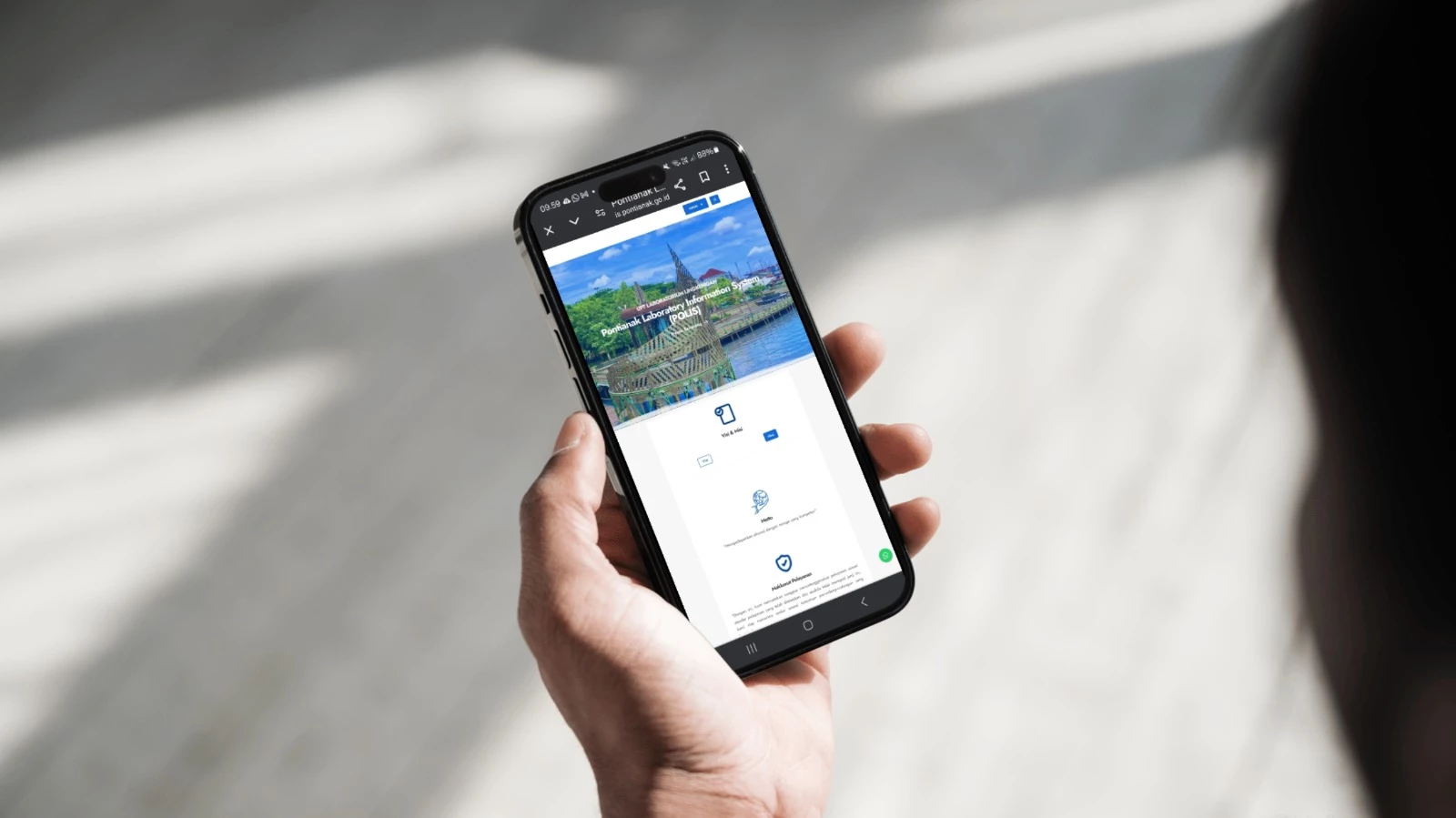 POLIS Permudah Pelayanan Jasa Laboratorium Lingkungan Pontianak