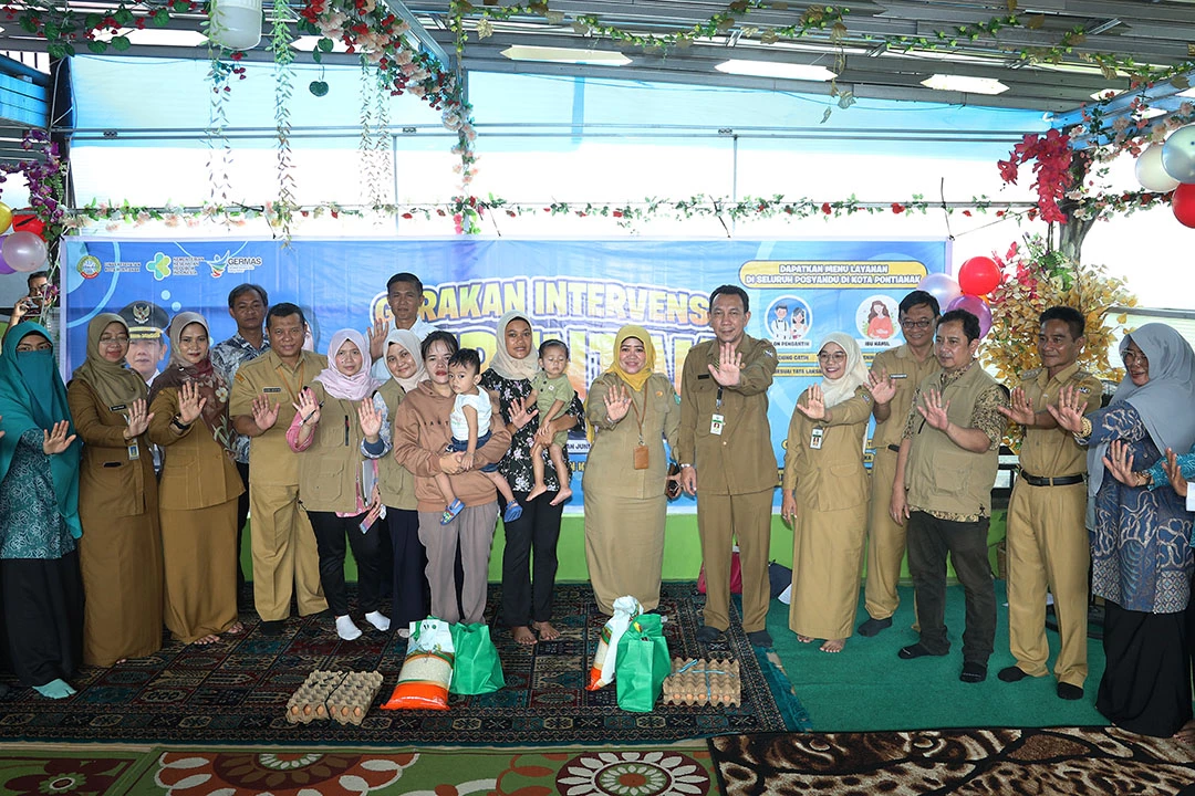 TPPS Pusat Tinjau Aksi Intervensi Serentak di Posyandu Anggrek