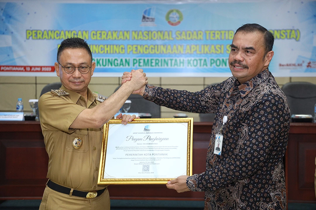 Wujudkan Keterpaduan Arsip, Pemkot Pontianak Optimalkan Aplikasi Srikandi