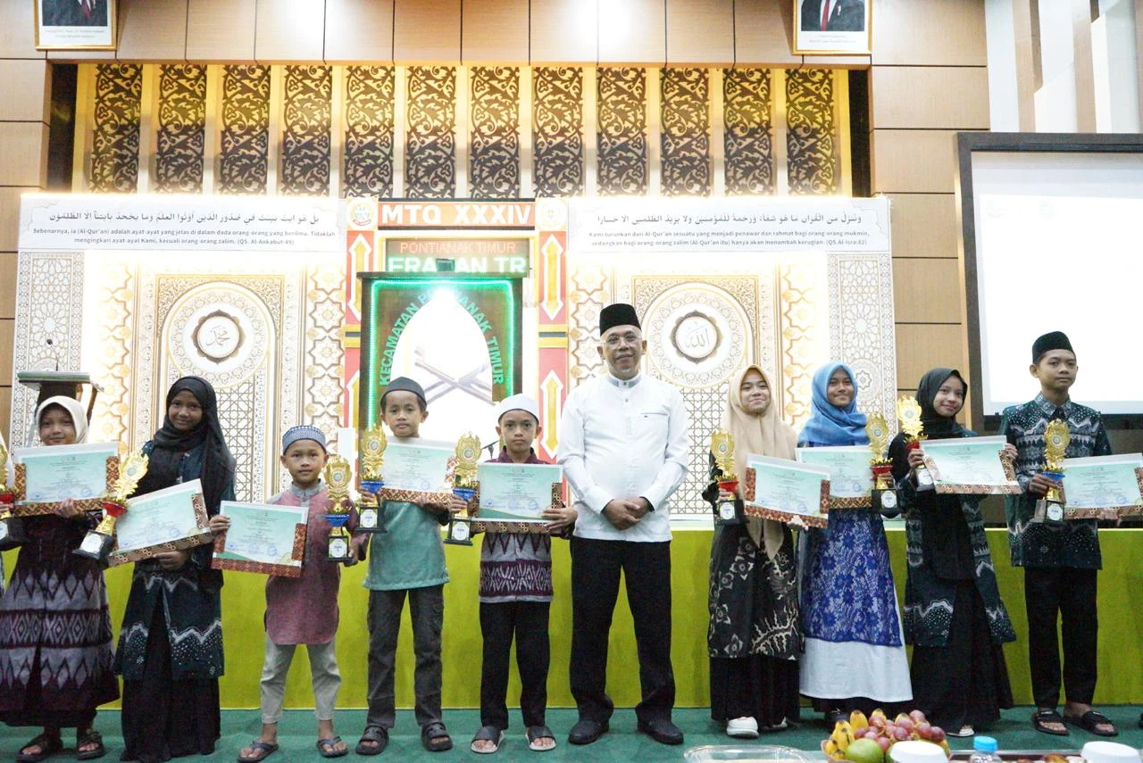 MTQ ke-34 Pontim Berakhir, Sekda: Pemenang Terus Asah Kemampuan