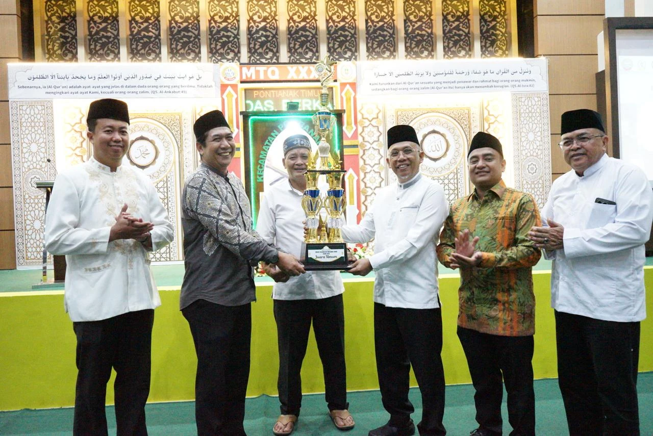 MTQ ke-34 Pontim Berakhir, Sekda: Pemenang Terus Asah Kemampuan