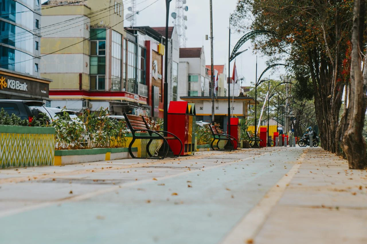 Perkenalkan Kuliner Khas Pontianak Lewat Peta Rasa di Trotoar Teuku Umar