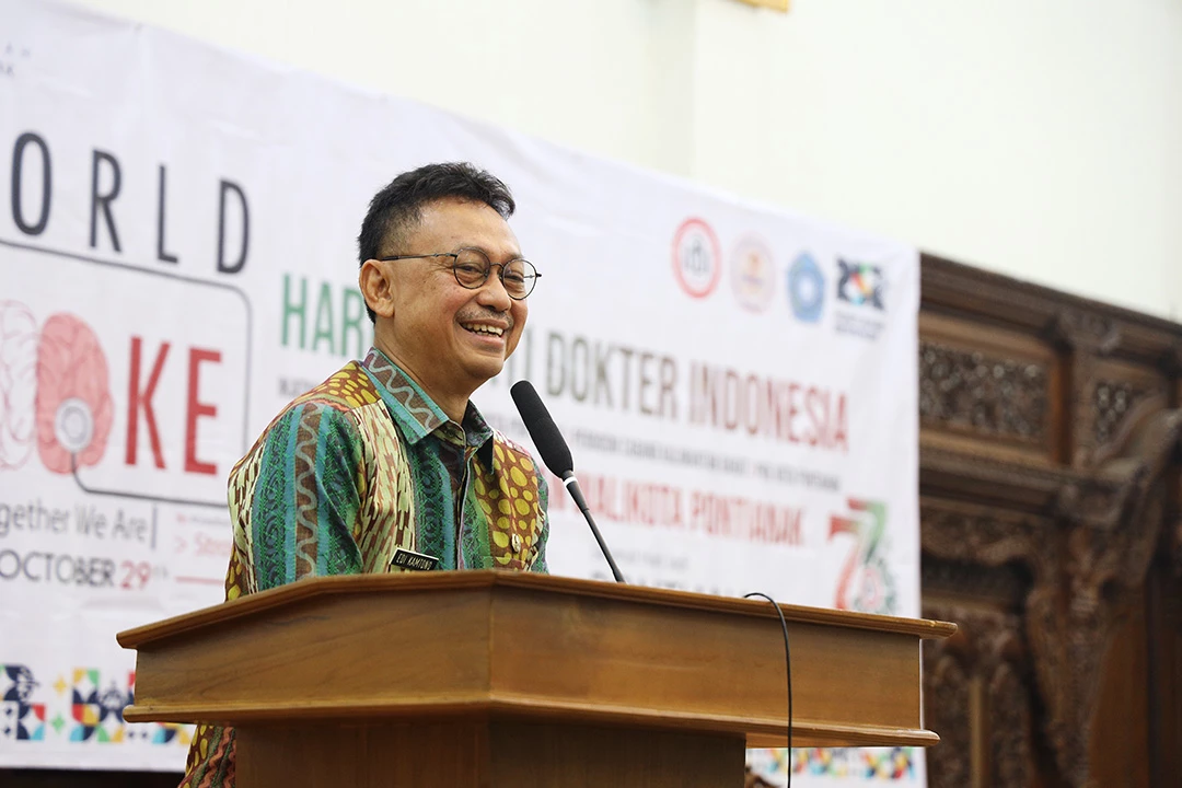 Tangkal Gejala Stroke, Edi Ajak Warga Terapkan Pola Hidup Sehat