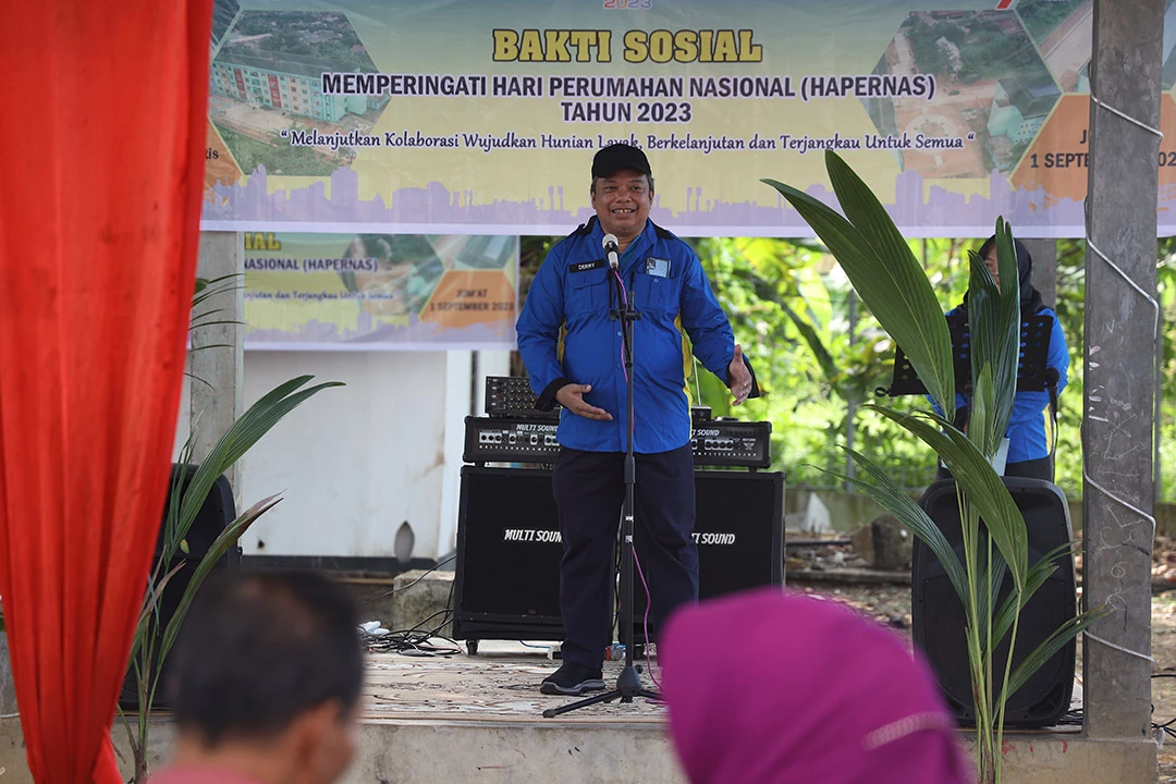 DPRKP Pontianak Rayakan Hapernas 2023 bersama Warga Rusunawa