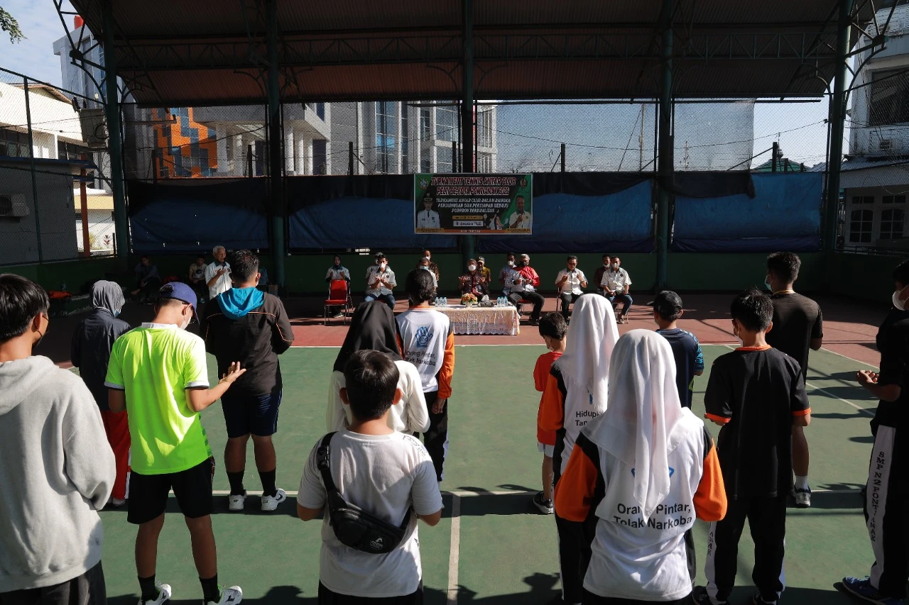 Regenerasi Atlet Tenis, Pelti Kota Pontianak Gelar Turnamen Antar Klub