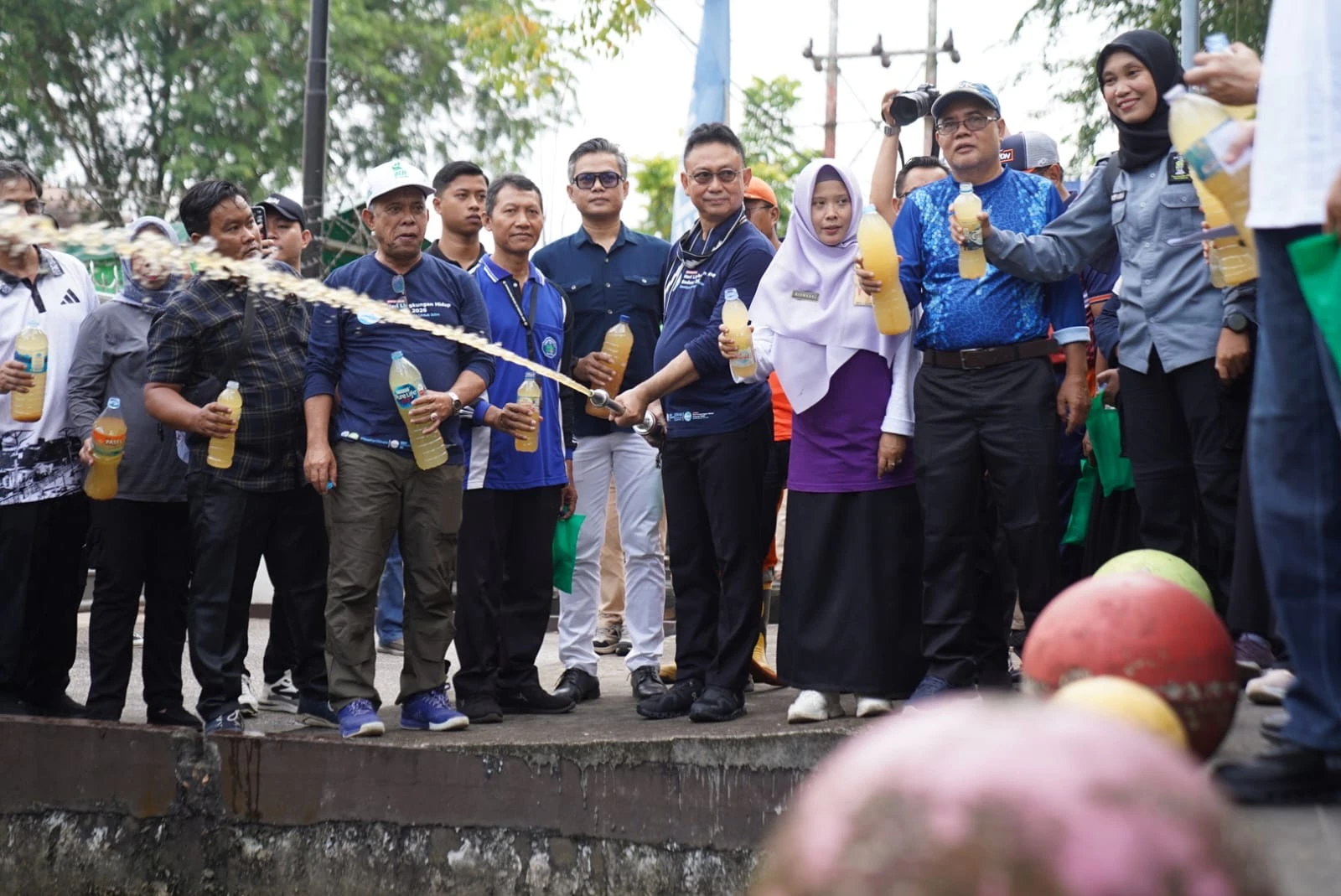Eco Enzyme Terbukti Tingkatkan Kualitas Air Parit, Wako Ajak Pelajar Peduli Lingkungan