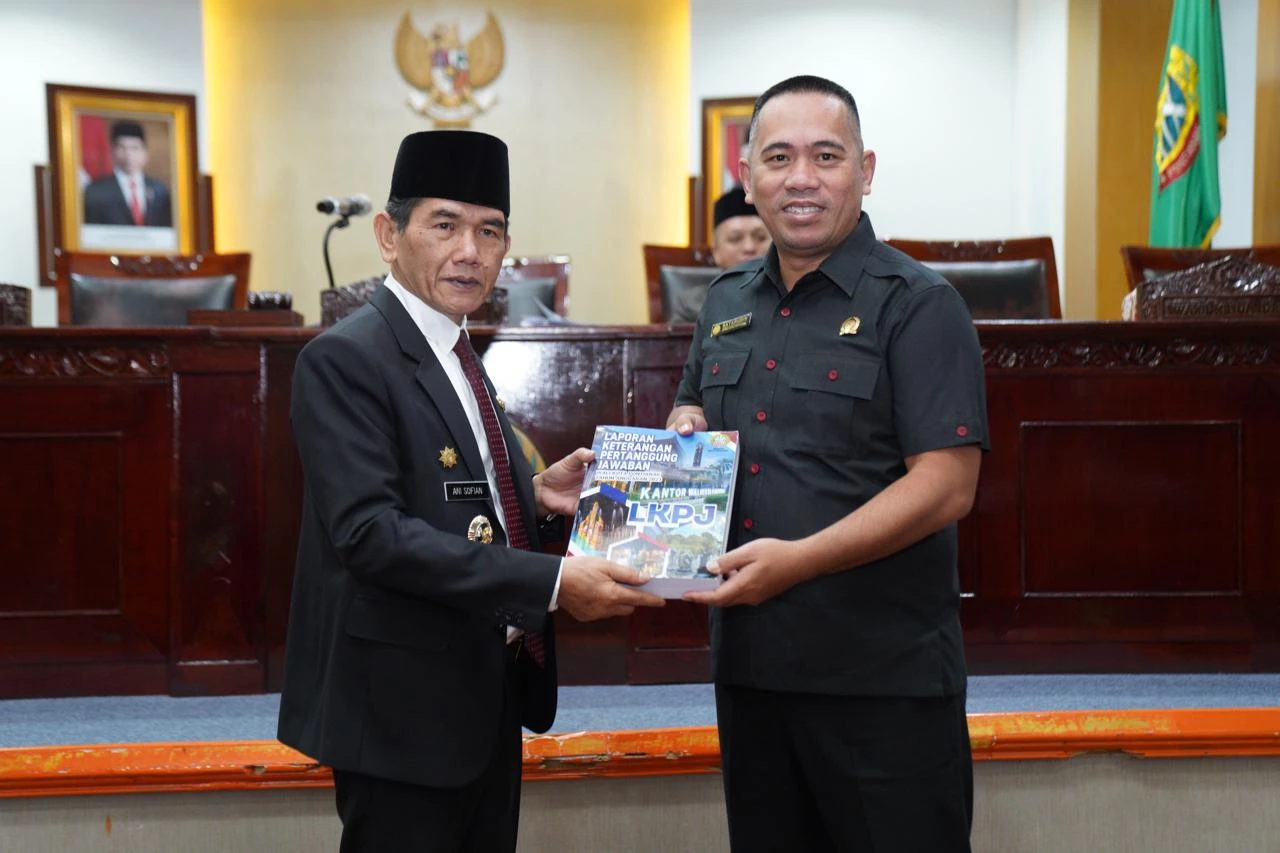 Pj Wako Sampaikan LKPJ Tahun Anggaran 2023